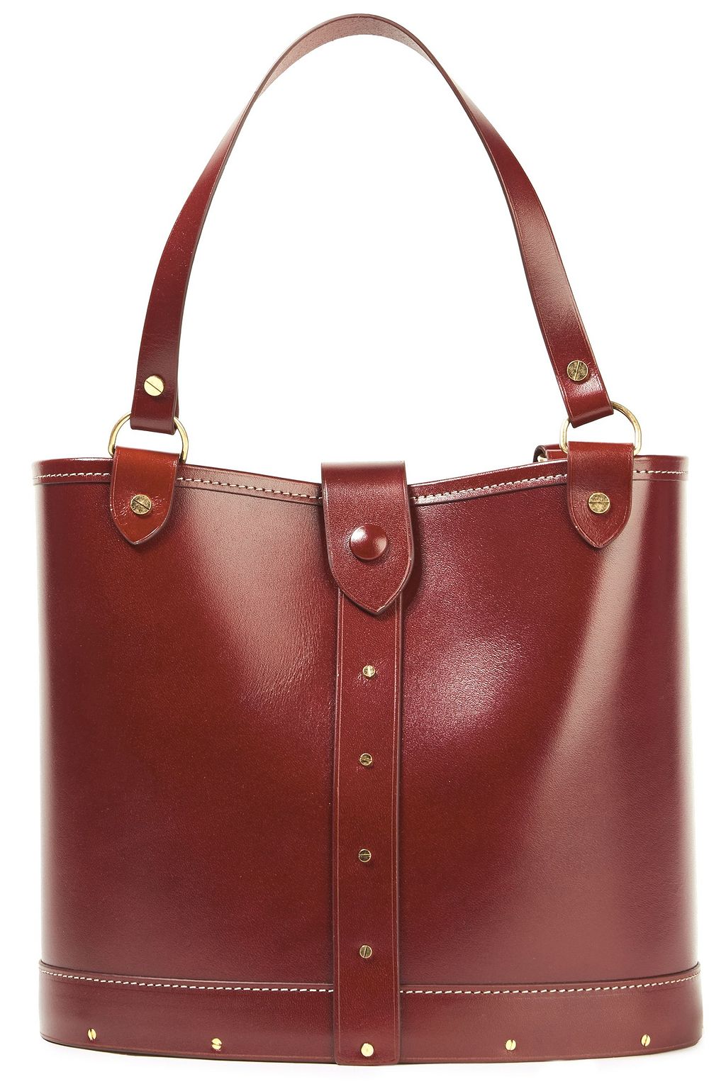 THE ROW Studded leather shoulder bag