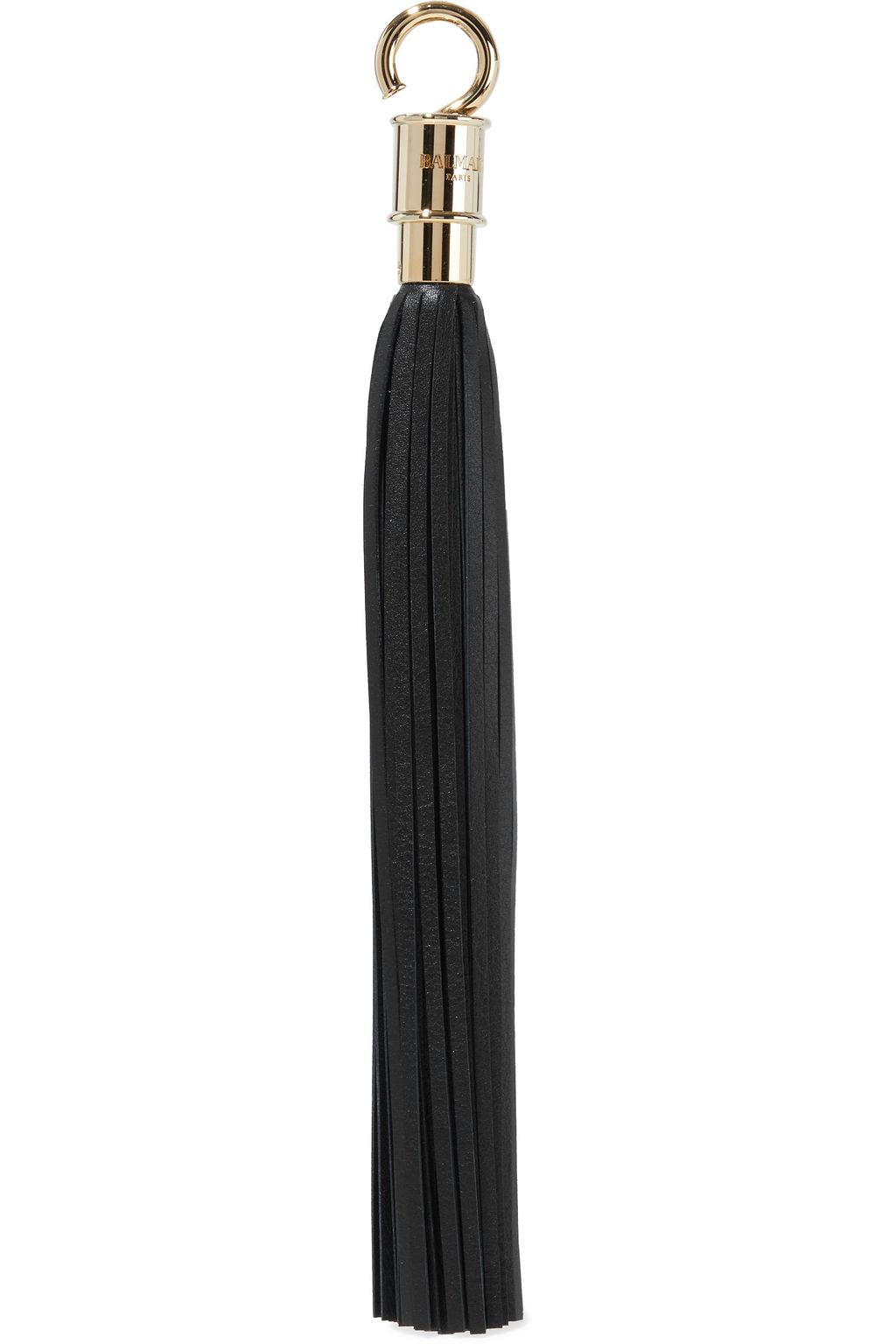 BALMAIN Tasseled leather bag charm