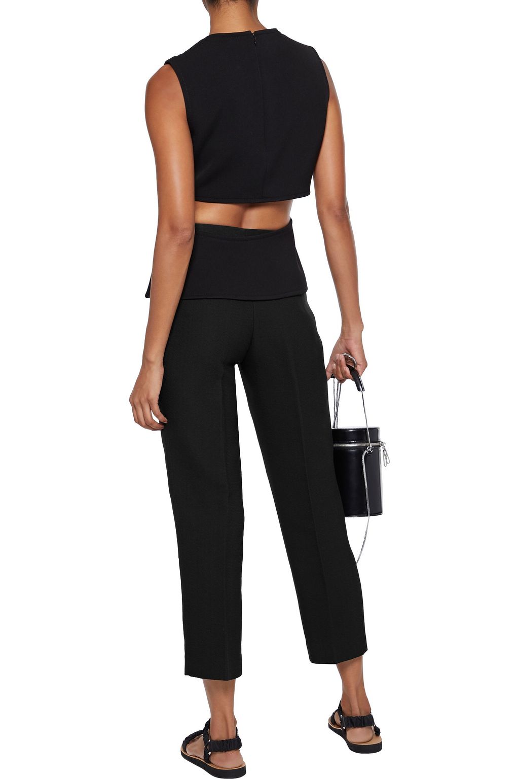 3.1 PHILLIP LIM Needle cropped crepe straight-leg pants