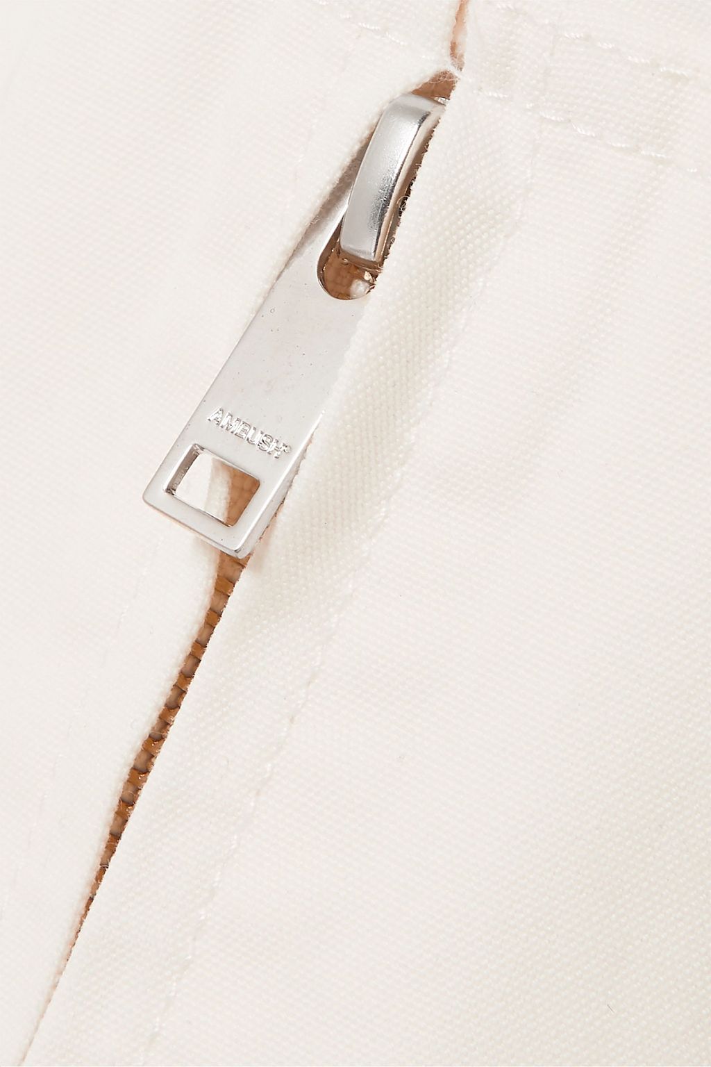 AMBUSH Zip-detailed cotton-canvas tapered pants