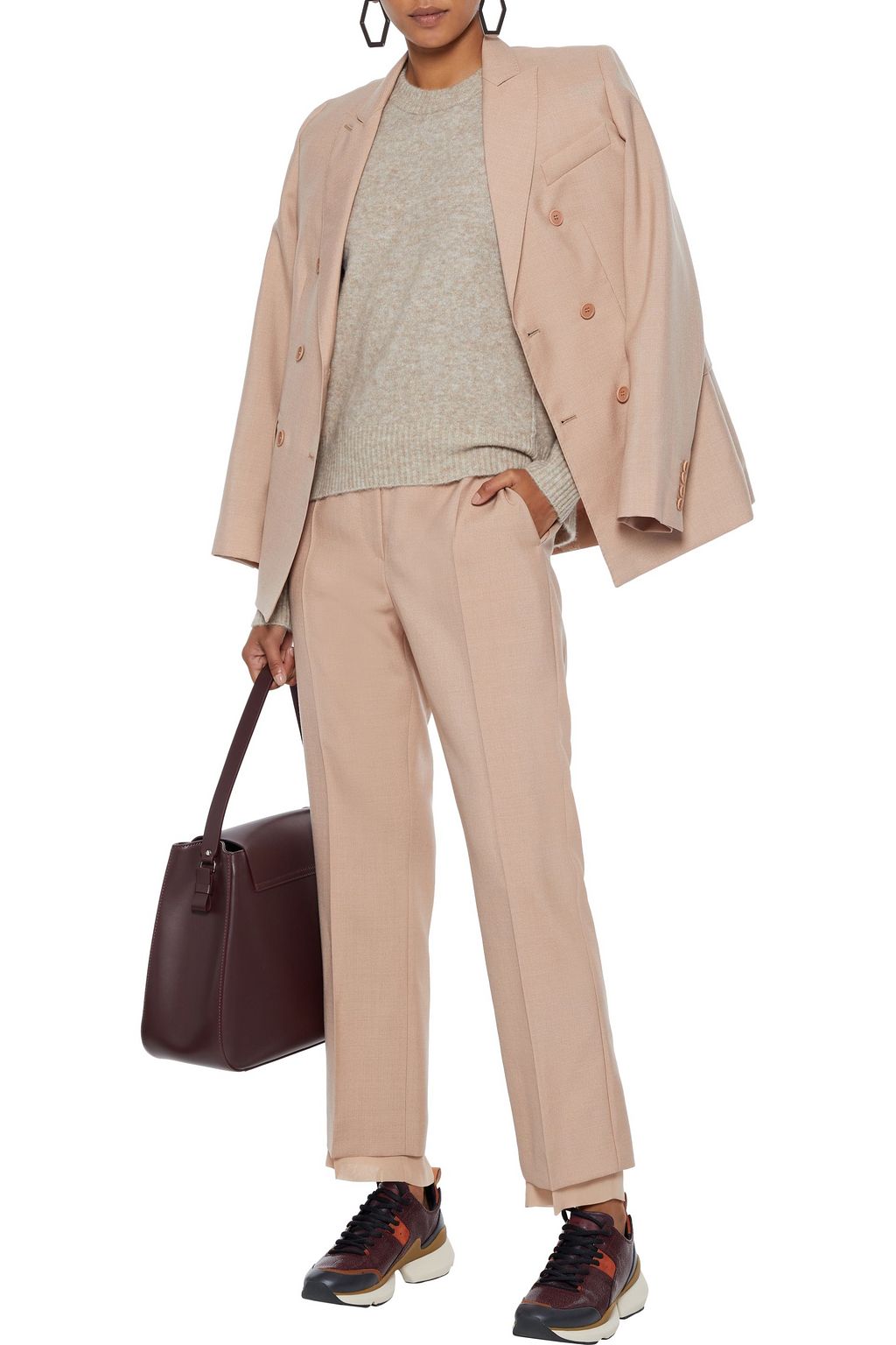 3.1 PHILLIP LIM Mélange brushed knitted sweater