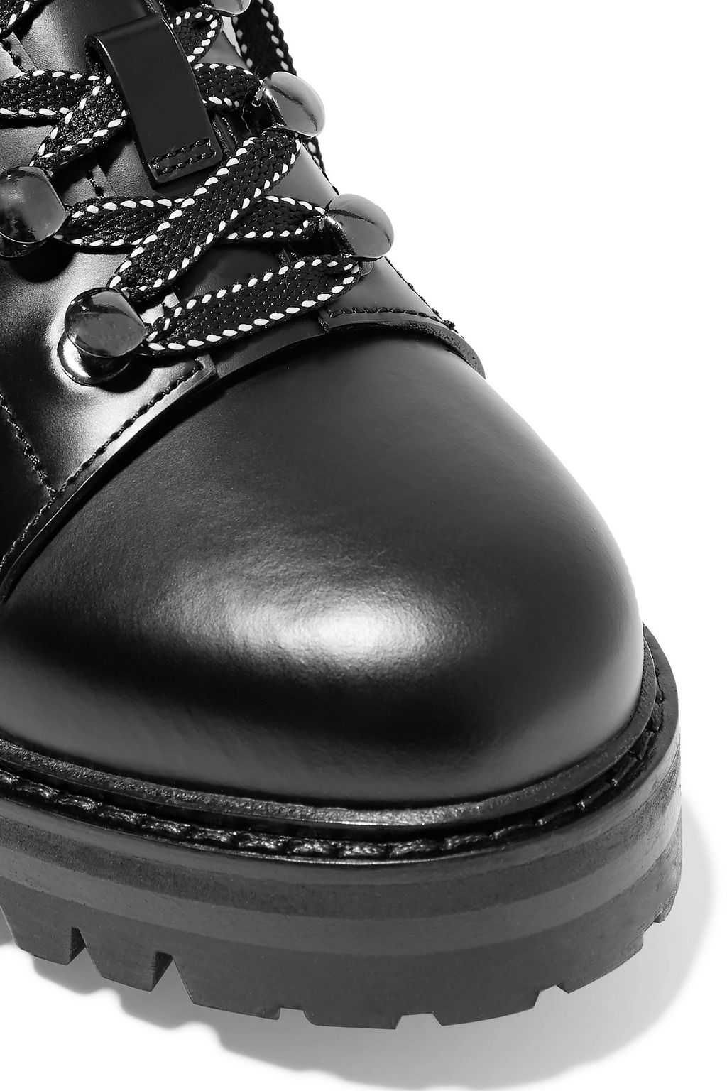 VALENTINO GARAVANI Leather combat boots