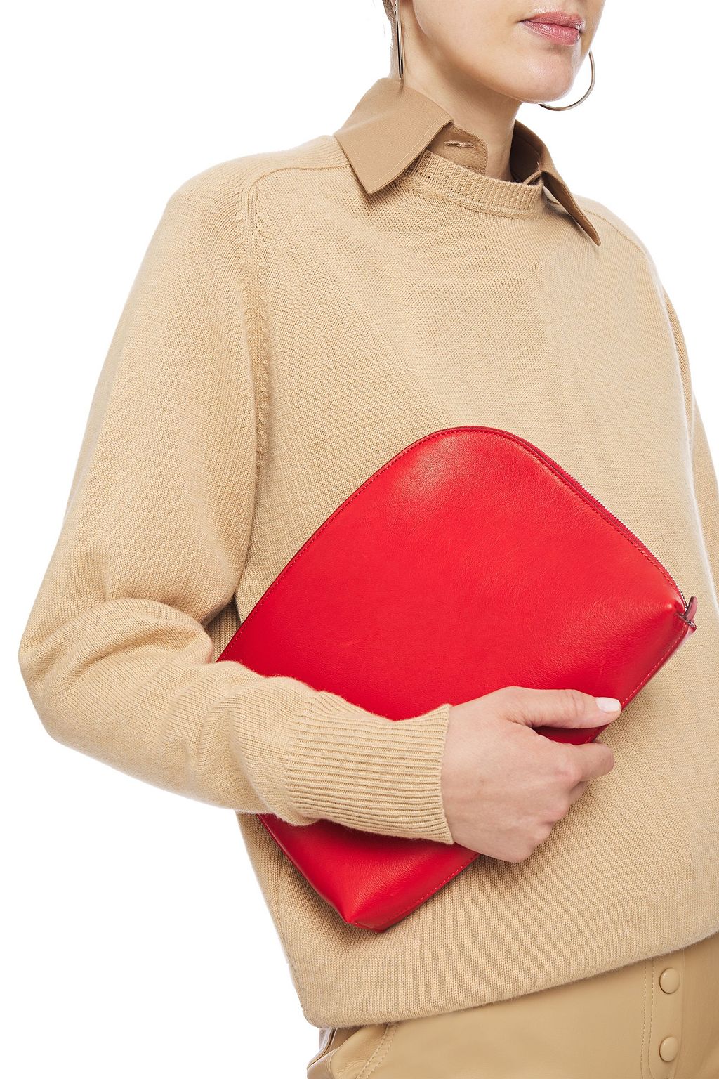 THE ROW Leather pouch