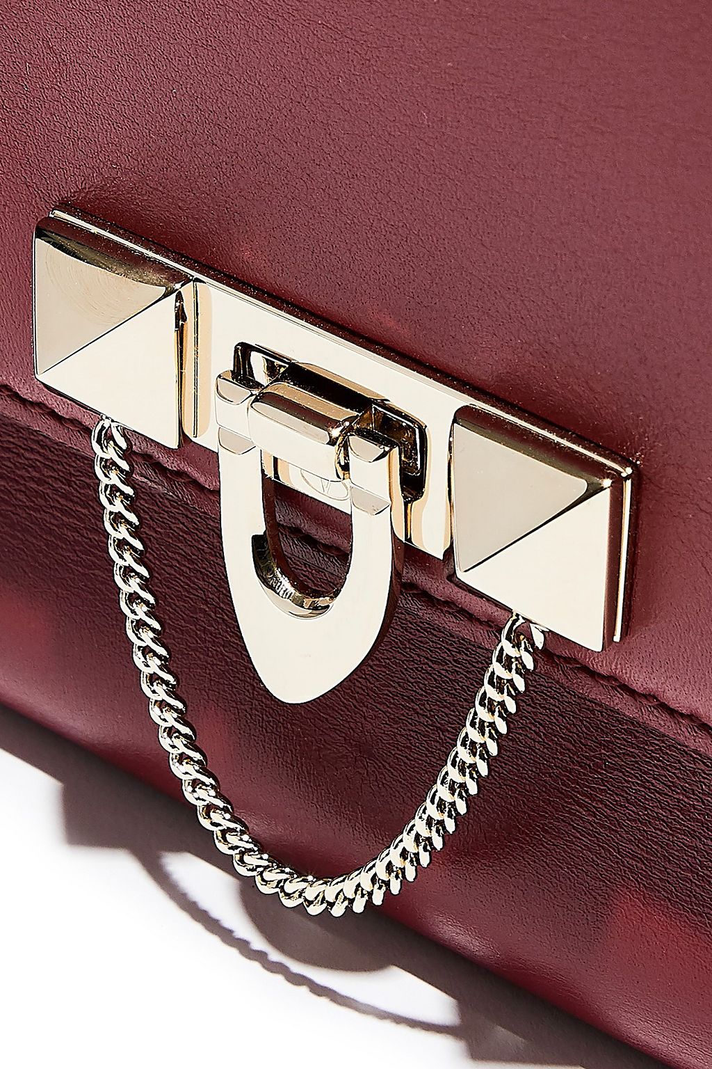 VALENTINO GARAVANI Demilune studded leather tote