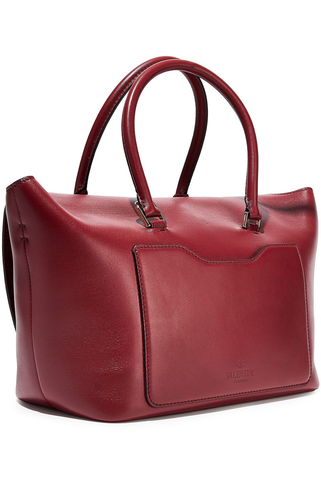 VALENTINO GARAVANI Demilune studded leather tote