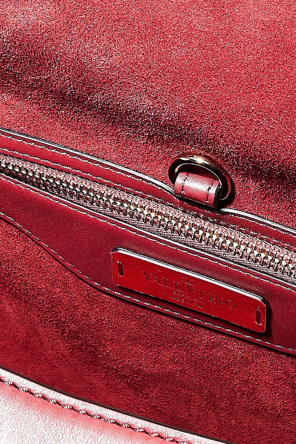 VALENTINO GARAVANI Demilune studded leather tote