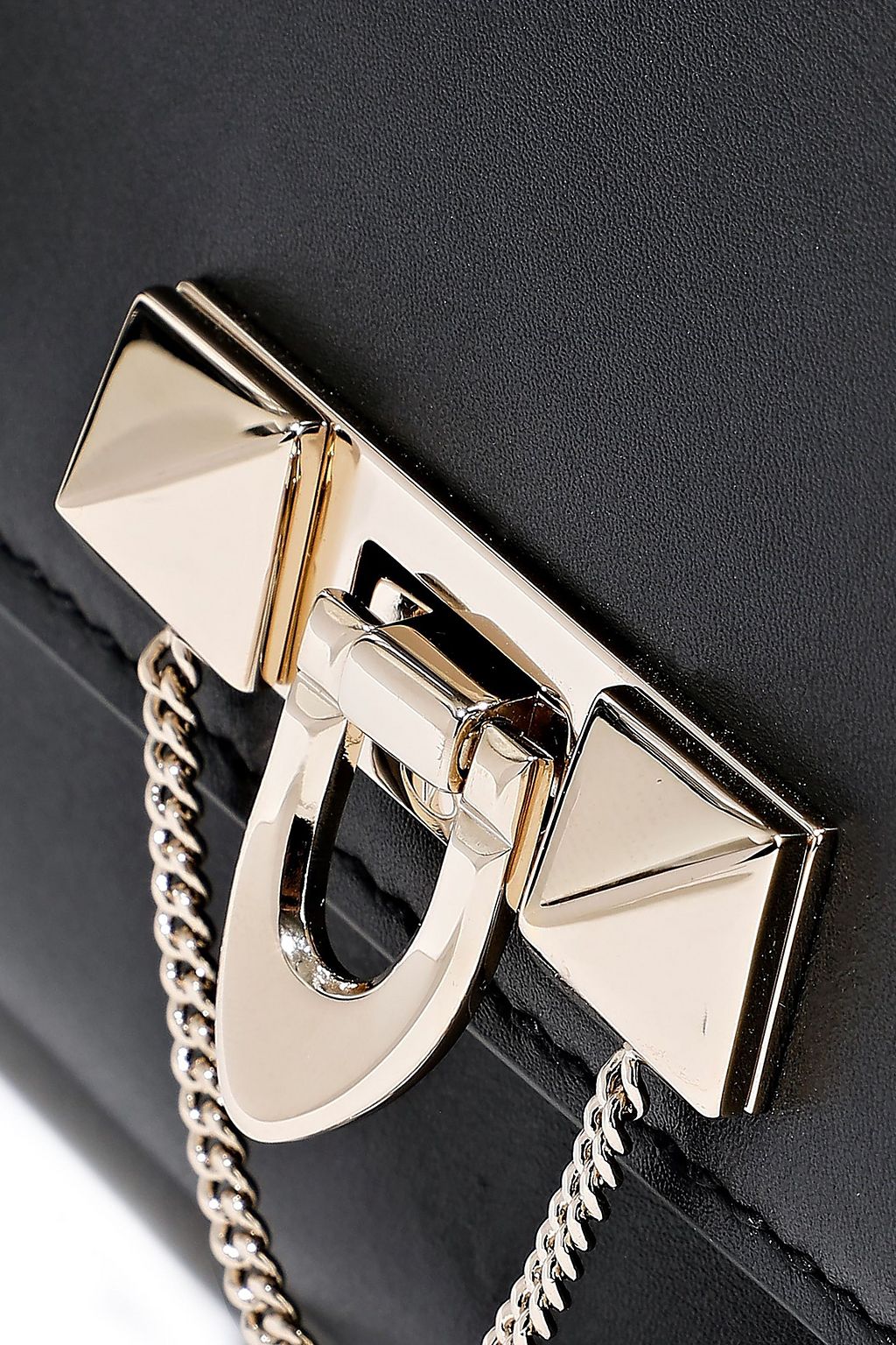 VALENTINO GARAVANI Demilune studded leather tote