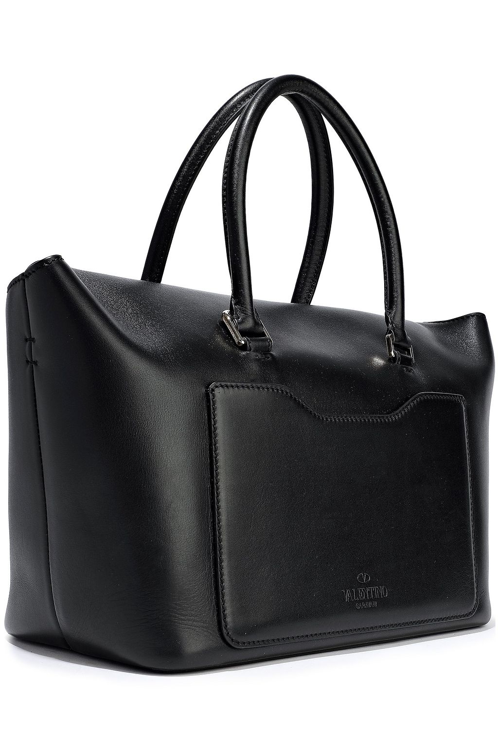 VALENTINO GARAVANI Demilune studded leather tote