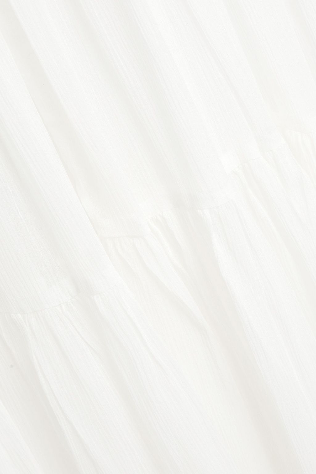 ULLA JOHNSON Freesia tiered twist-back silk-crepon maxi dress