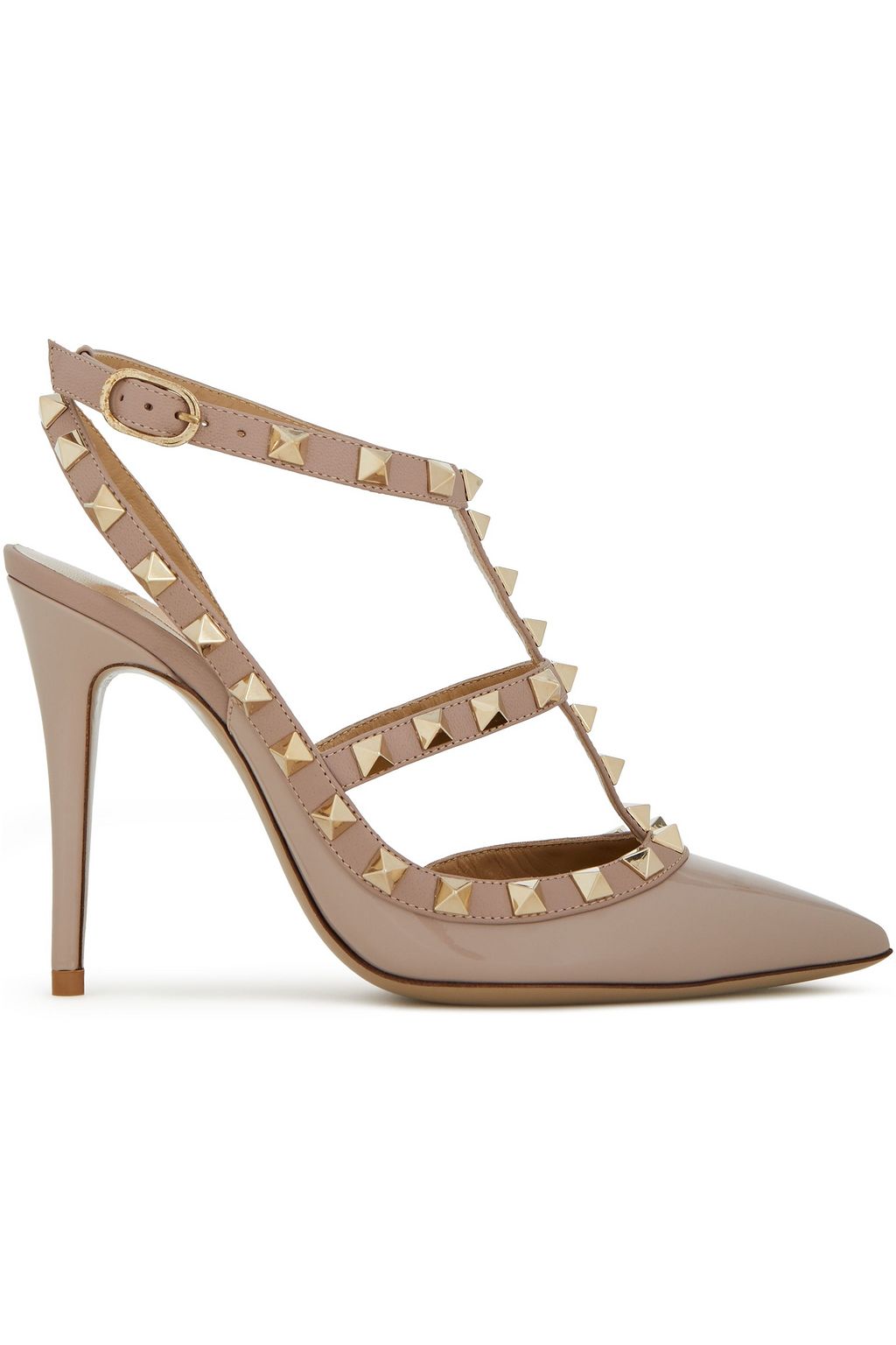 VALENTINO GARAVANI Rockstud patent-leather pumps | THE OUTNET