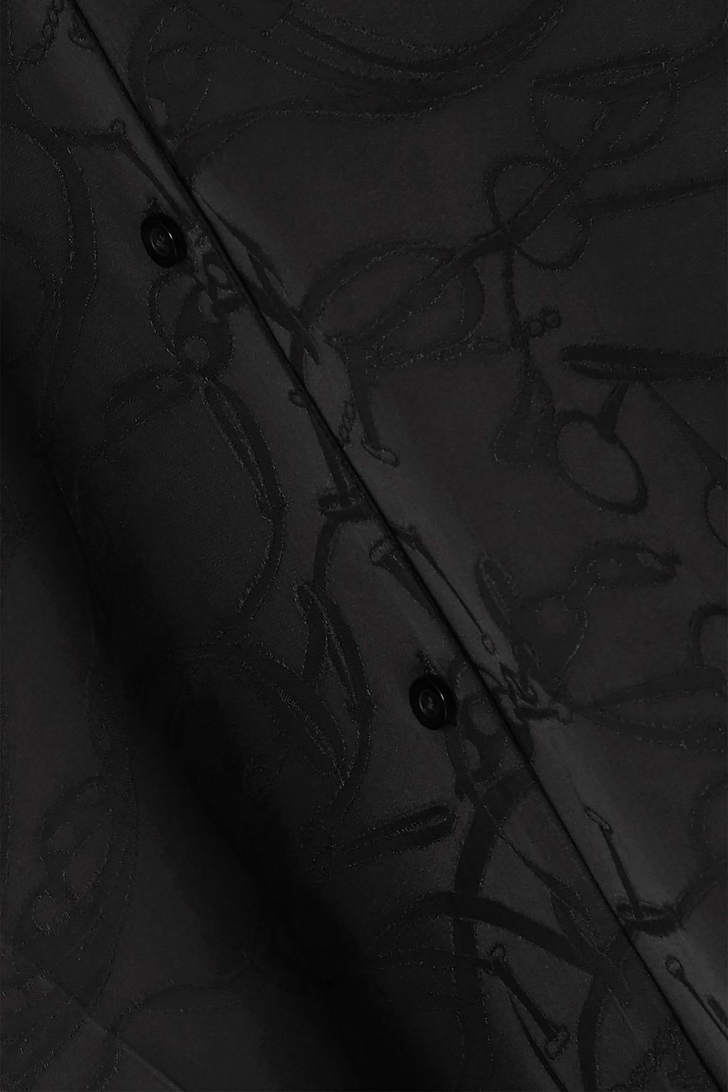 COMMISSION Satin-jacquard shirt
