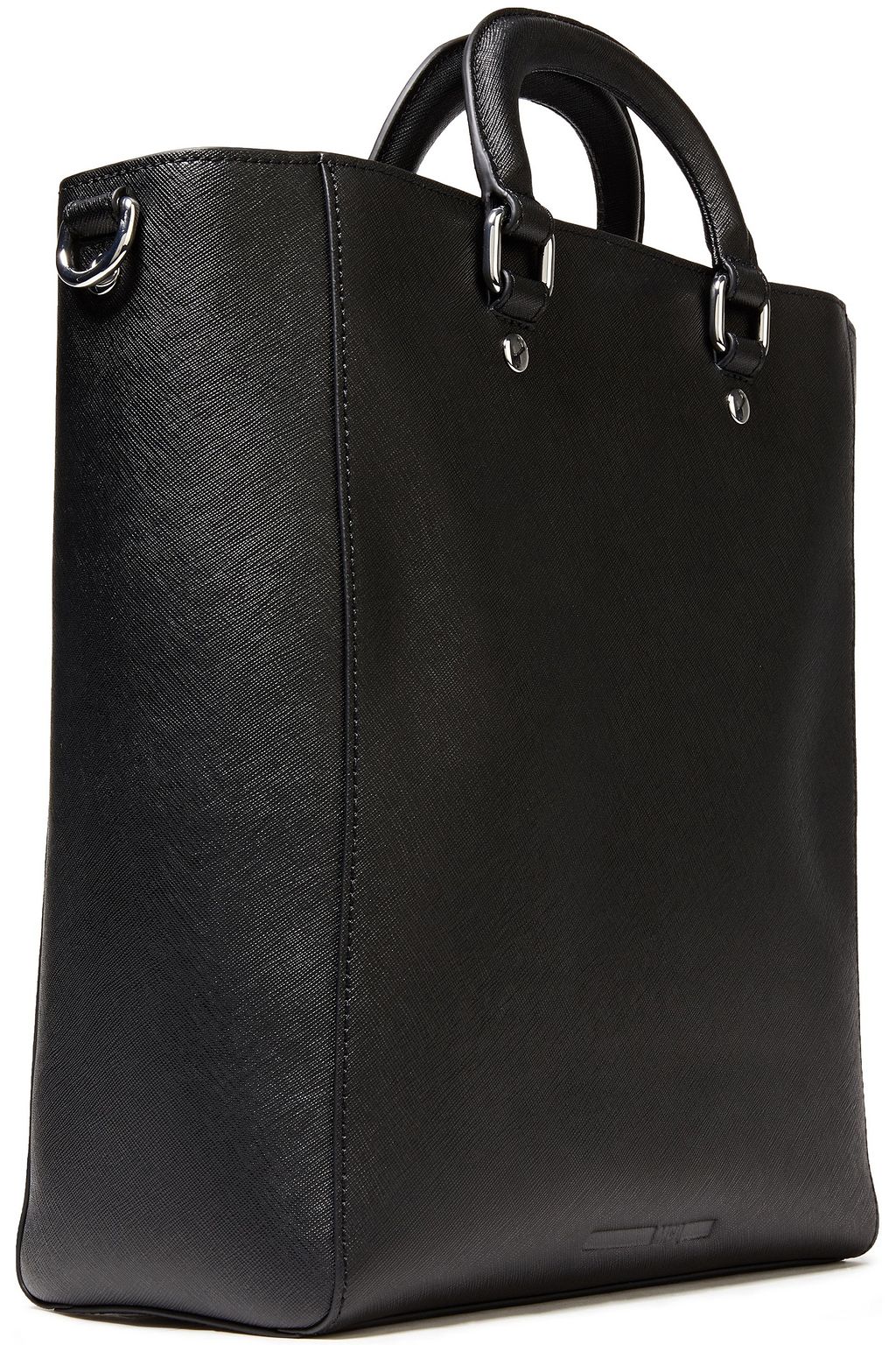 MCQ ALEXANDER MCQUEEN Printed textured-leather tote
