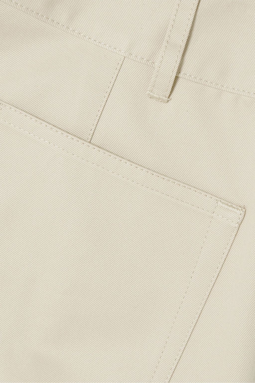 COMMISSION Cotton-gabardine straight-leg pants