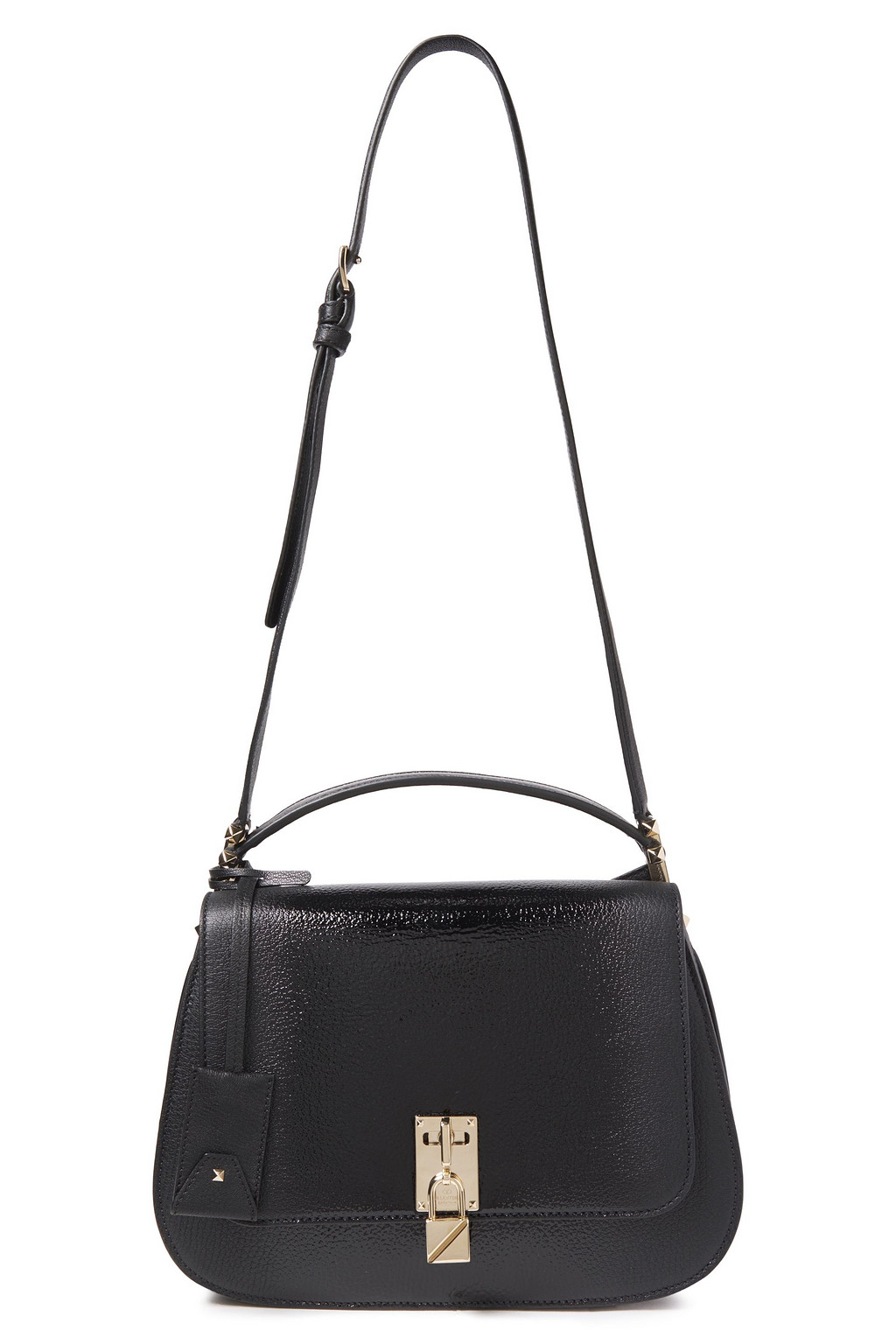 VALENTINO GARAVANI Textured-leather shoulder bag