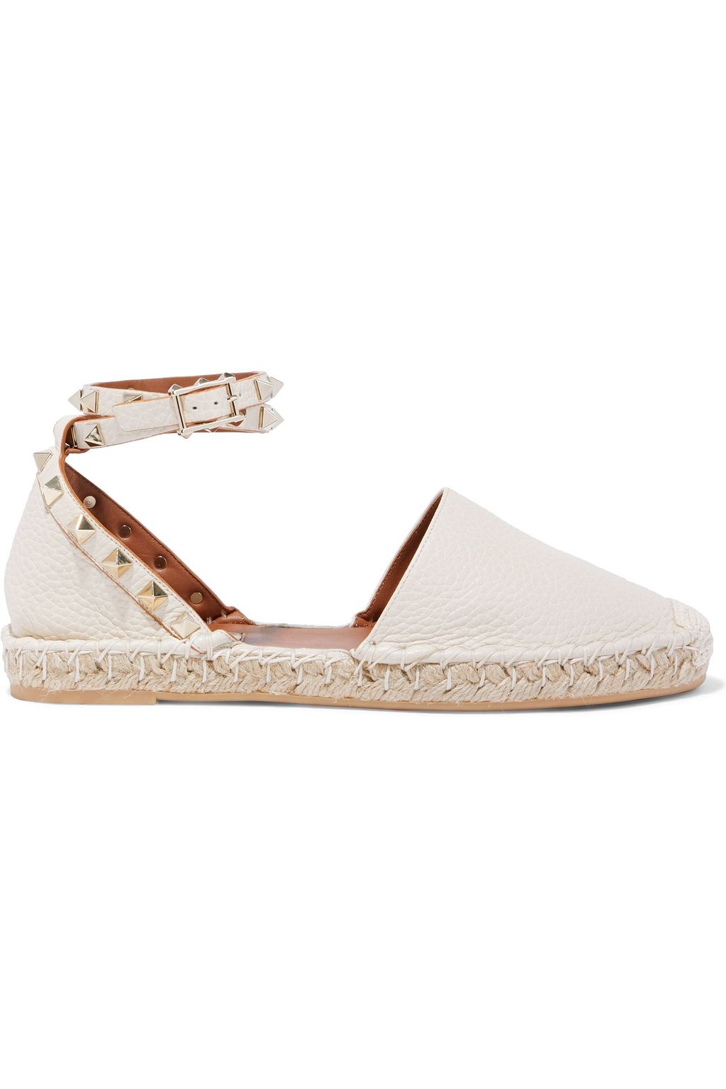 valentino leather espadrilles