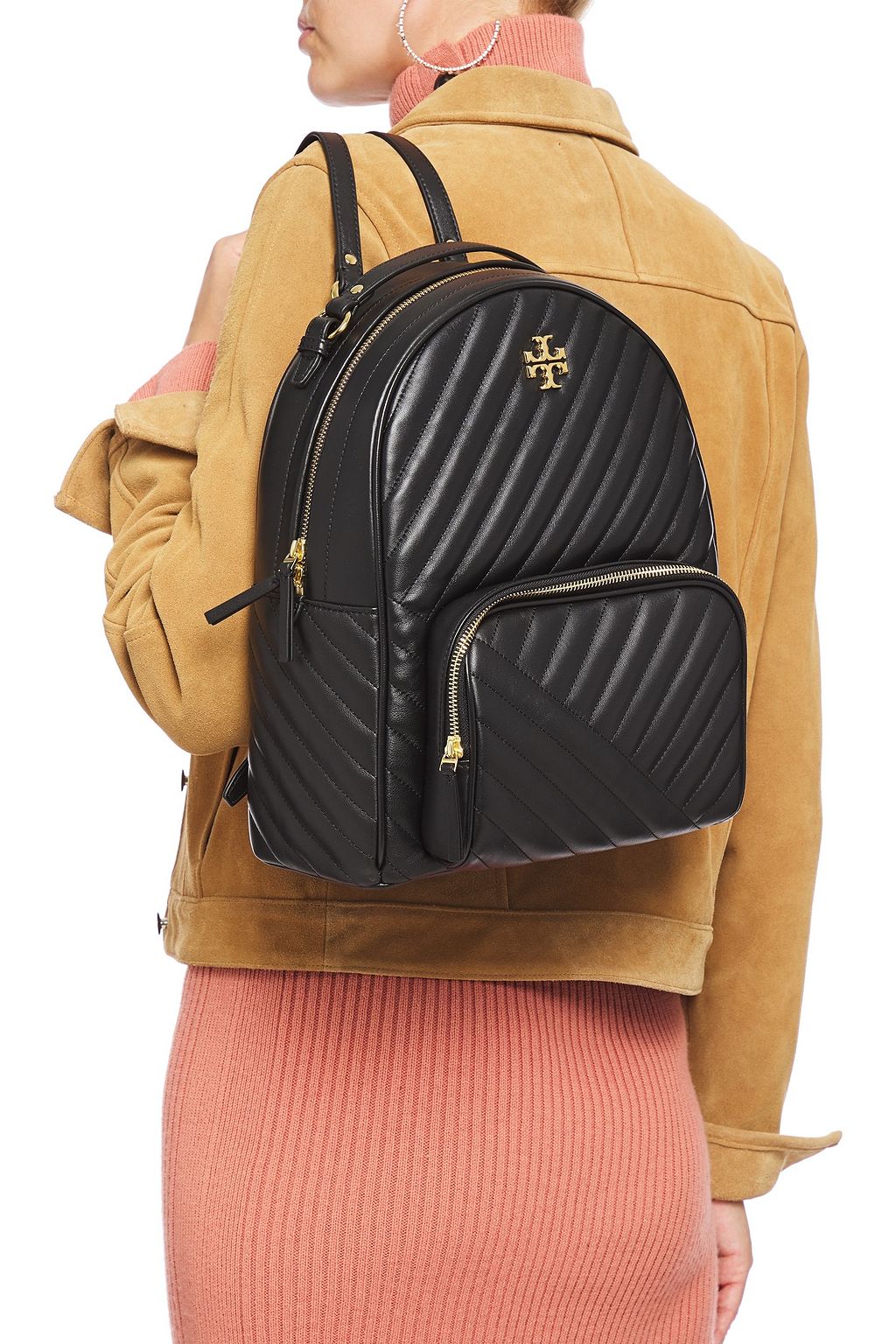 TORY BURCH Kira quilted leather backpack