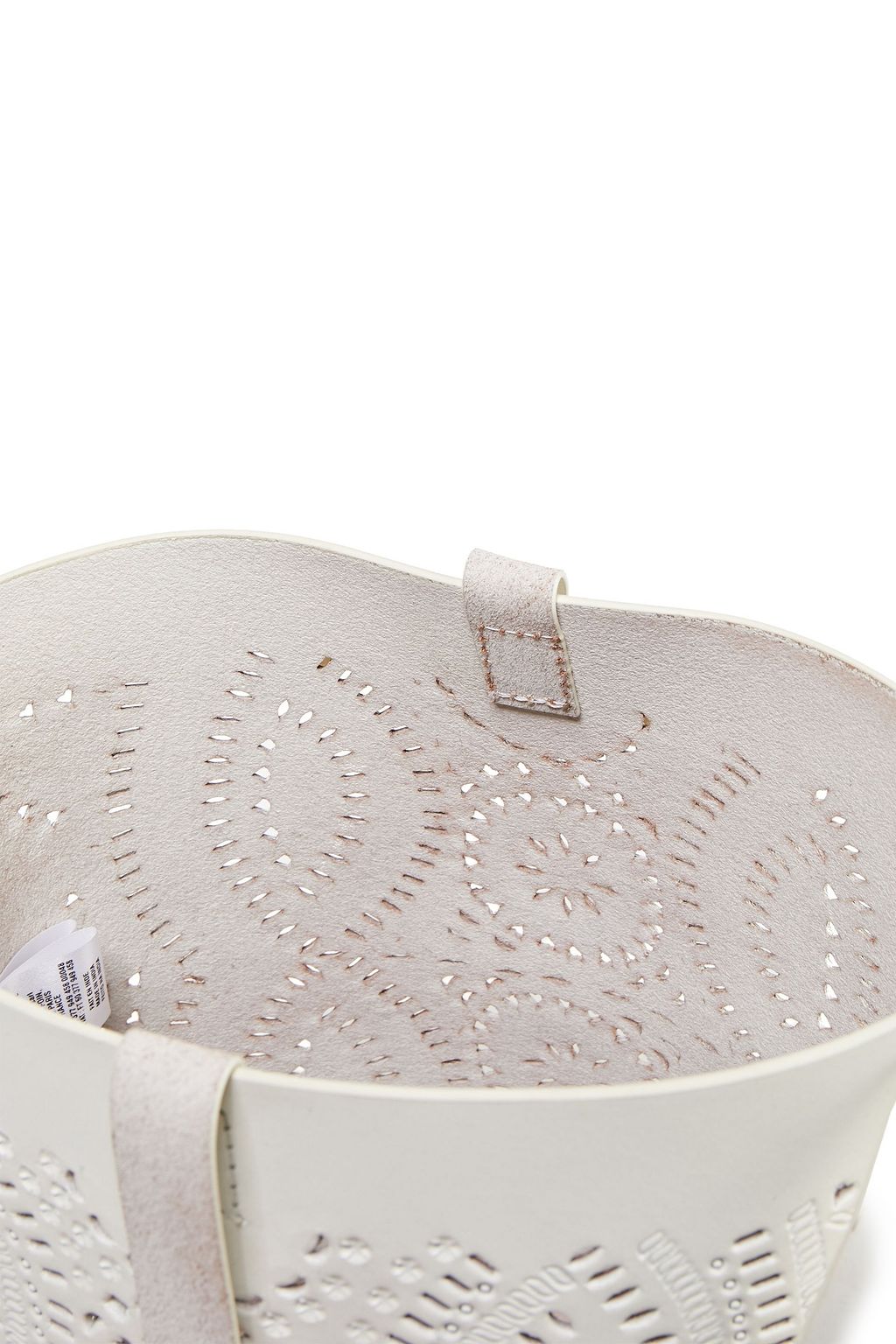 ANTIK BATIK Ligo laser-cut leather bucket bag