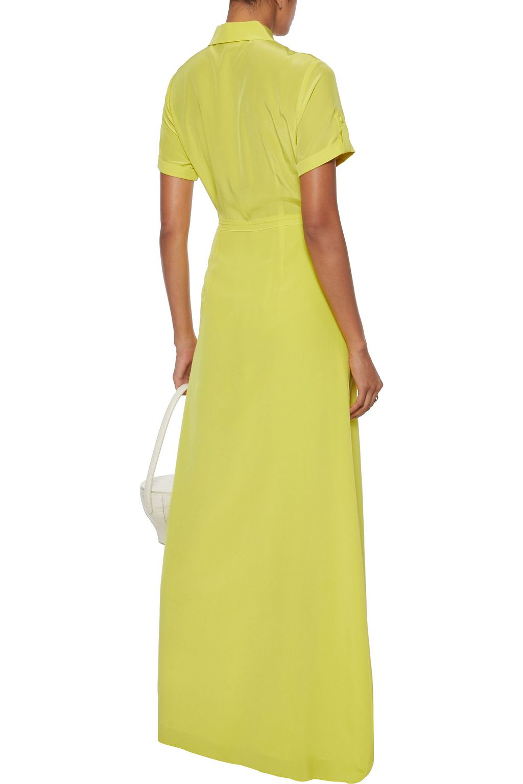 DIANE VON FURSTENBERG Georgia Hemdkleid aus Crêpe de Chine aus Seide in Maxilänge