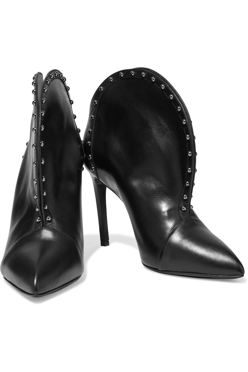 BALMAIN Iren studded leather ankle boots