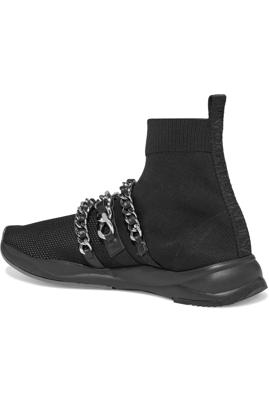 Stretch Knit High Top Sneakers