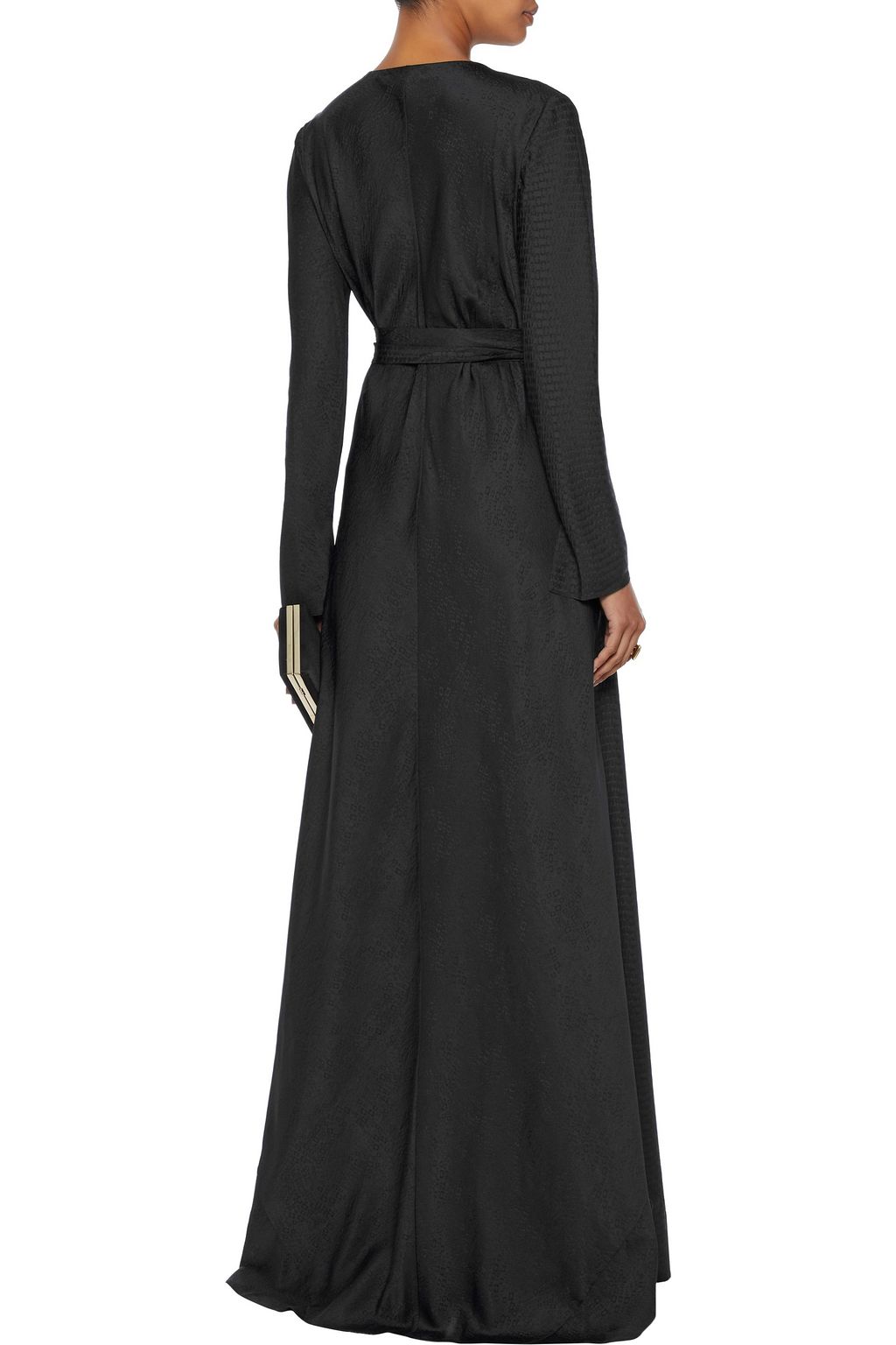 DIANE VON FURSTENBERG Tilly silk-jacquard maxi wrap dress
