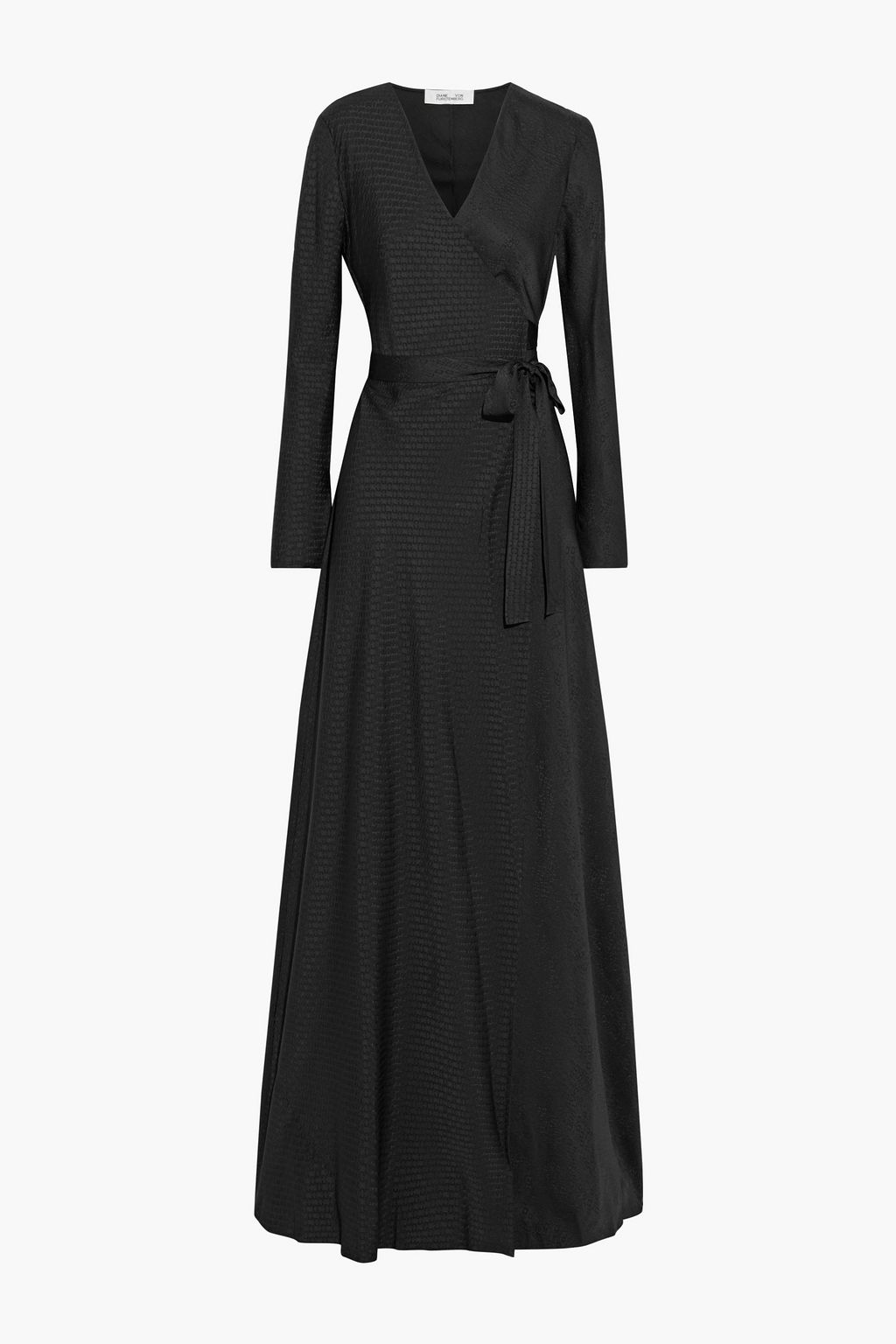 DIANE VON FURSTENBERG Tilly silk-jacquard maxi wrap dress | THE OUTNET