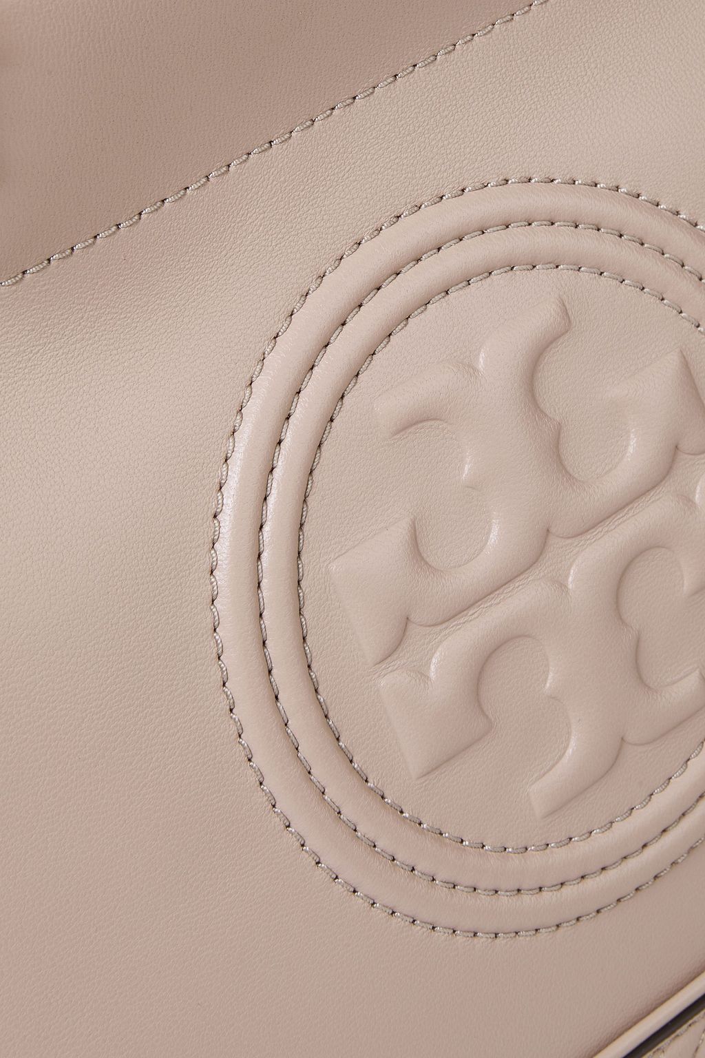 TORY BURCH Fleming logo-embossed quilted leather tote