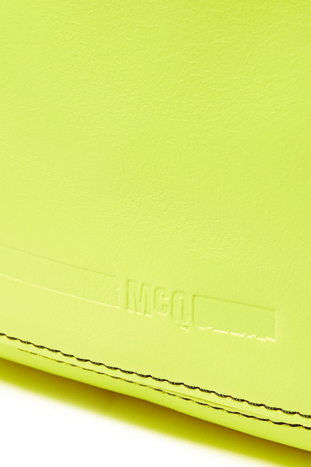 MCQ ALEXANDER MCQUEEN Convertible neon leather backpack