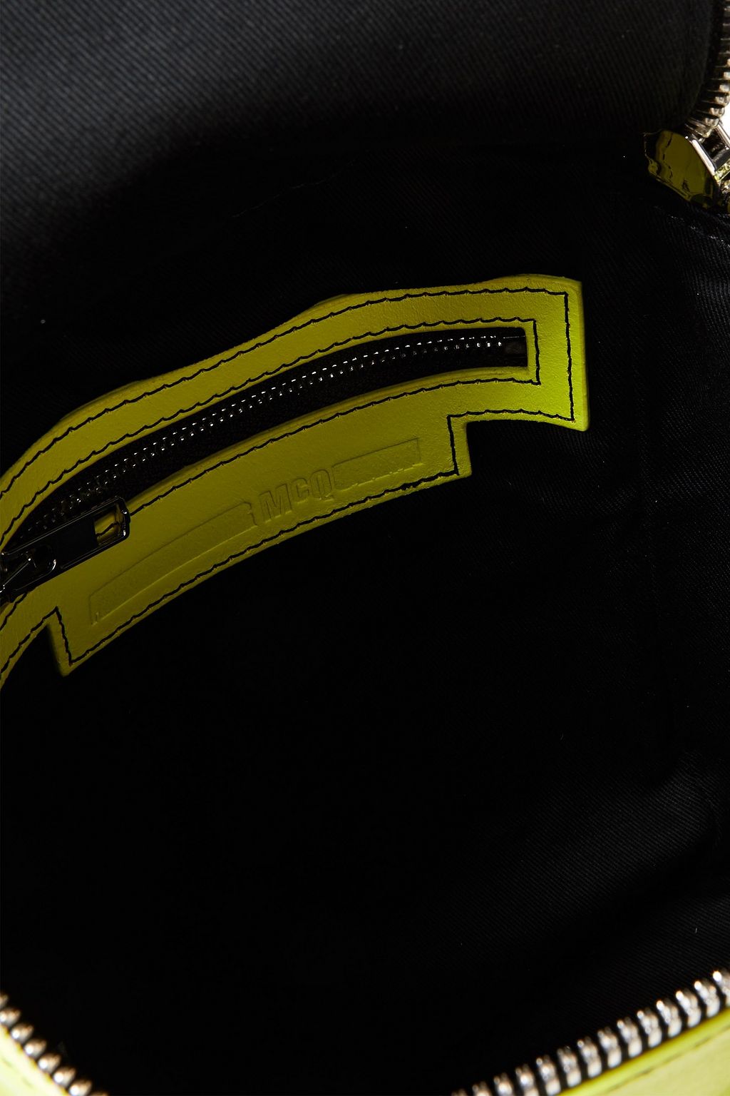 MCQ ALEXANDER MCQUEEN Convertible neon leather backpack