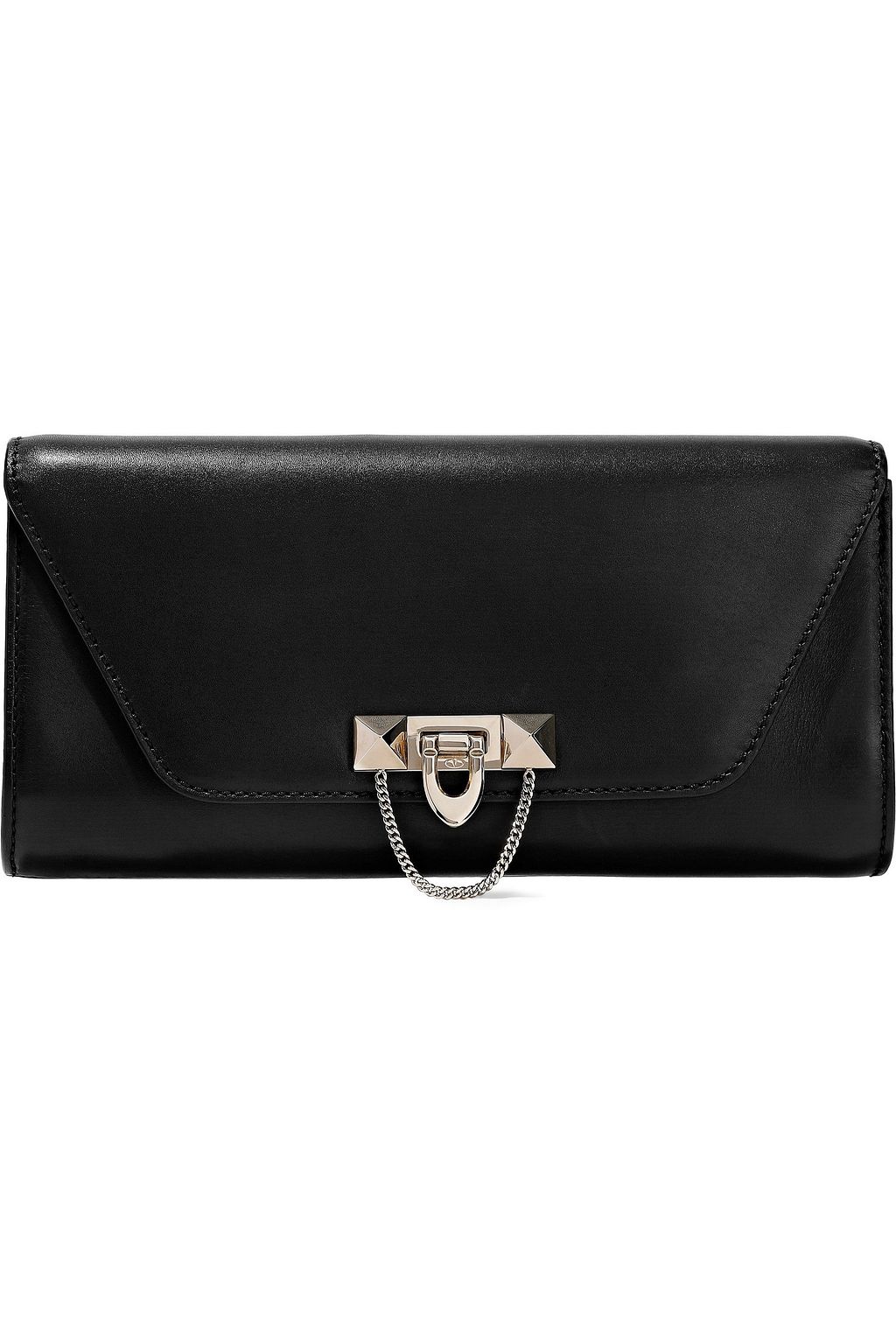 valentino studded clutch