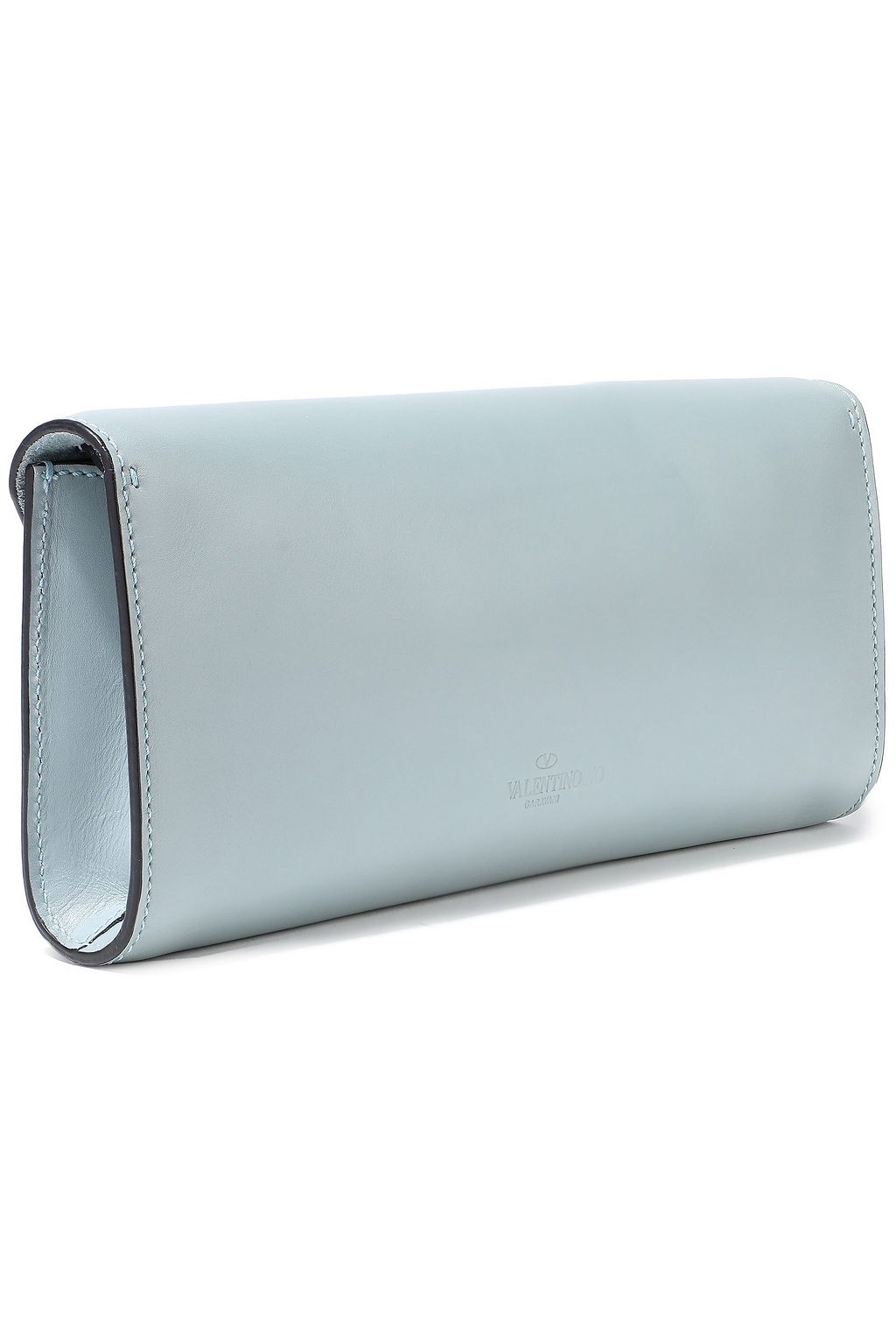 VALENTINO GARAVANI Demilune studded leather clutch