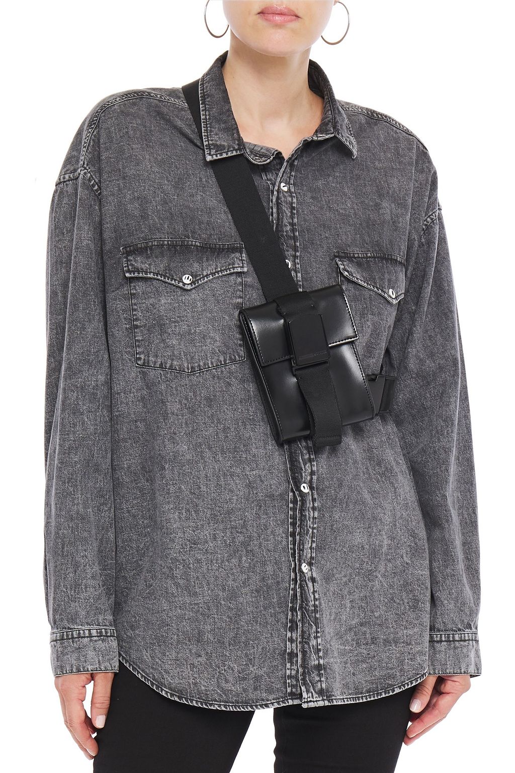 MCQ ALEXANDER MCQUEEN Leather shoulder bag