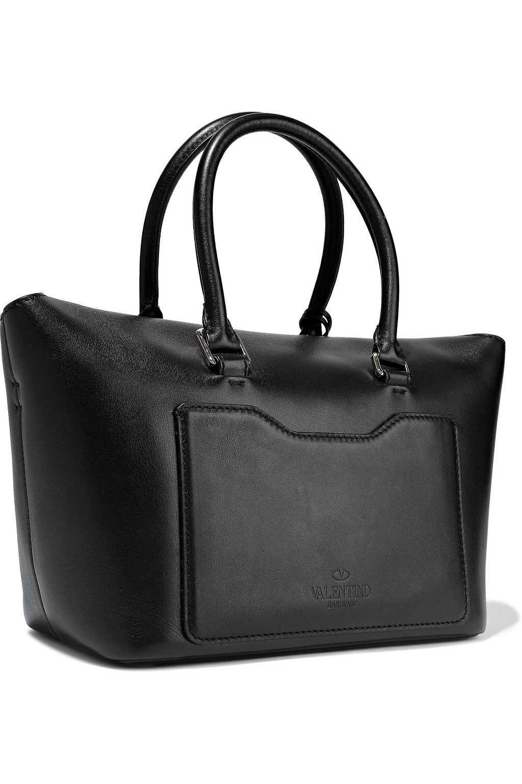VALENTINO GARAVANI Demilune leather tote
