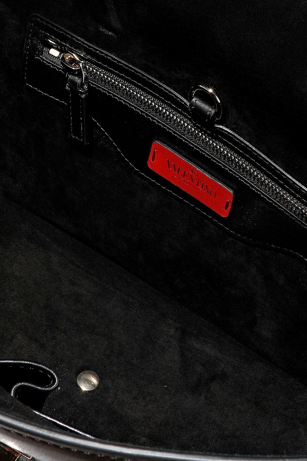 VALENTINO GARAVANI Demilune leather tote