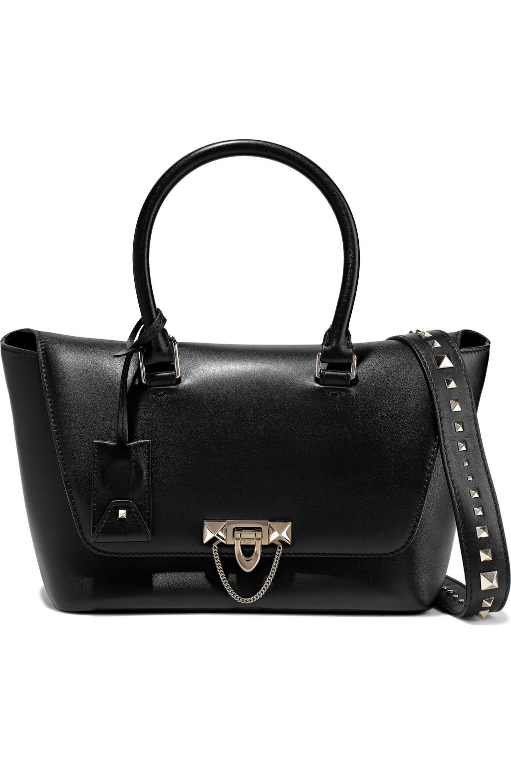 VALENTINO GARAVANI Demilune leather tote