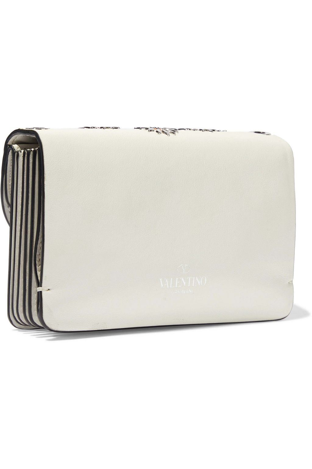 VALENTINO GARAVANI Love Blade embellished leather shoulder bag