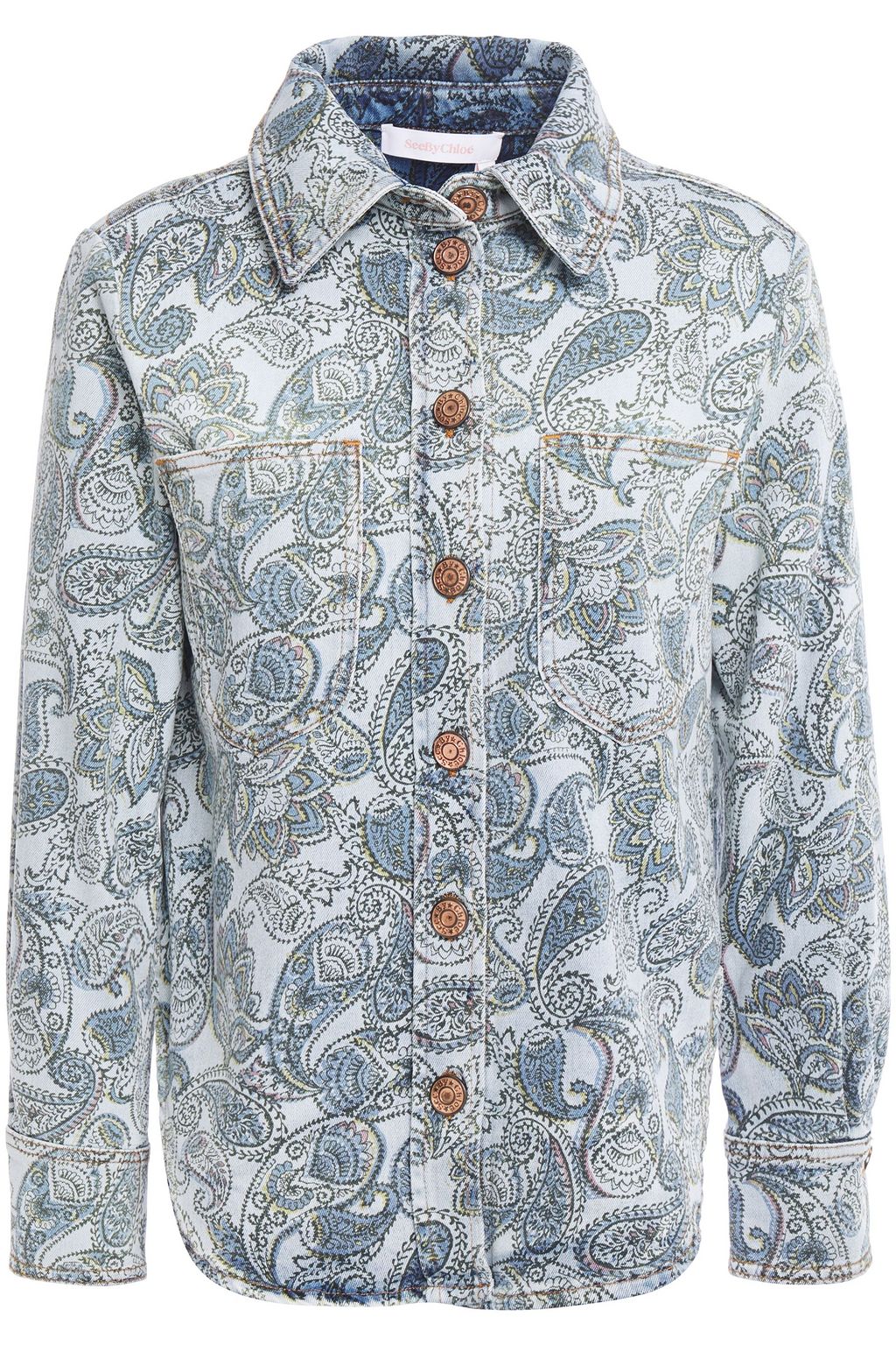 see by chloe denim top