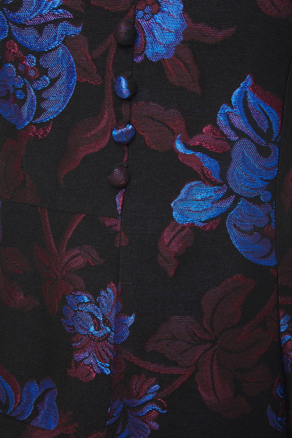 ERDEM Flared floral-jacquard dress