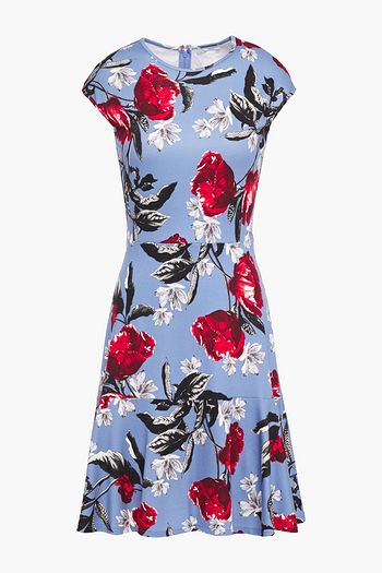 ERDEM ピンタック入り フローラルプリント コットンワンピース marz.jp