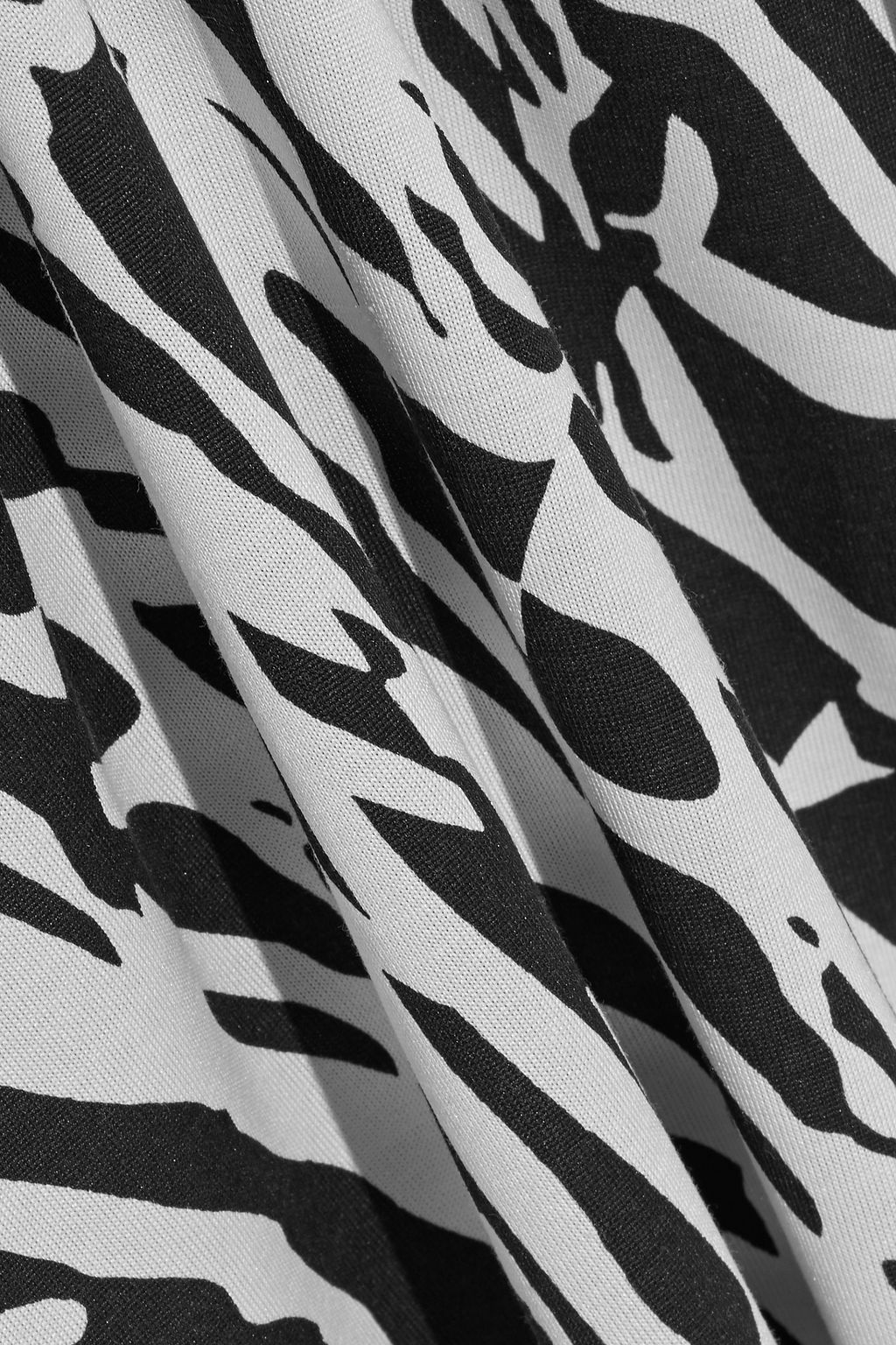 DIANE VON FURSTENBERG Power wrap-effect tiger-print silk-jersey midi dress