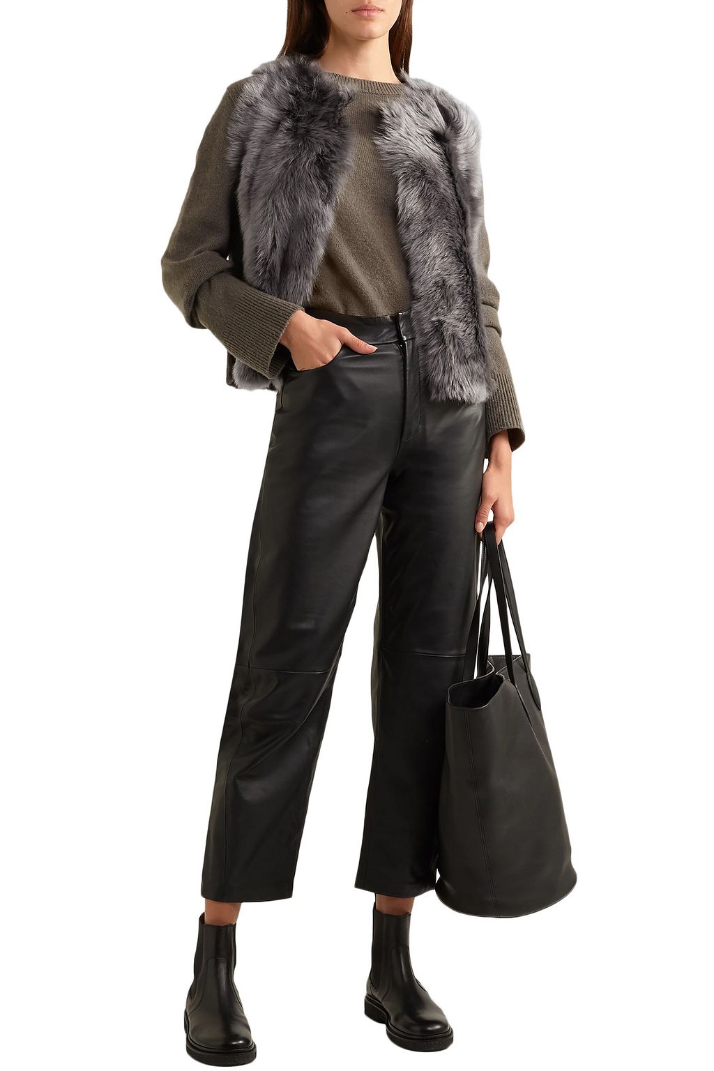 KARL DONOGHUE Reversible shearling vest