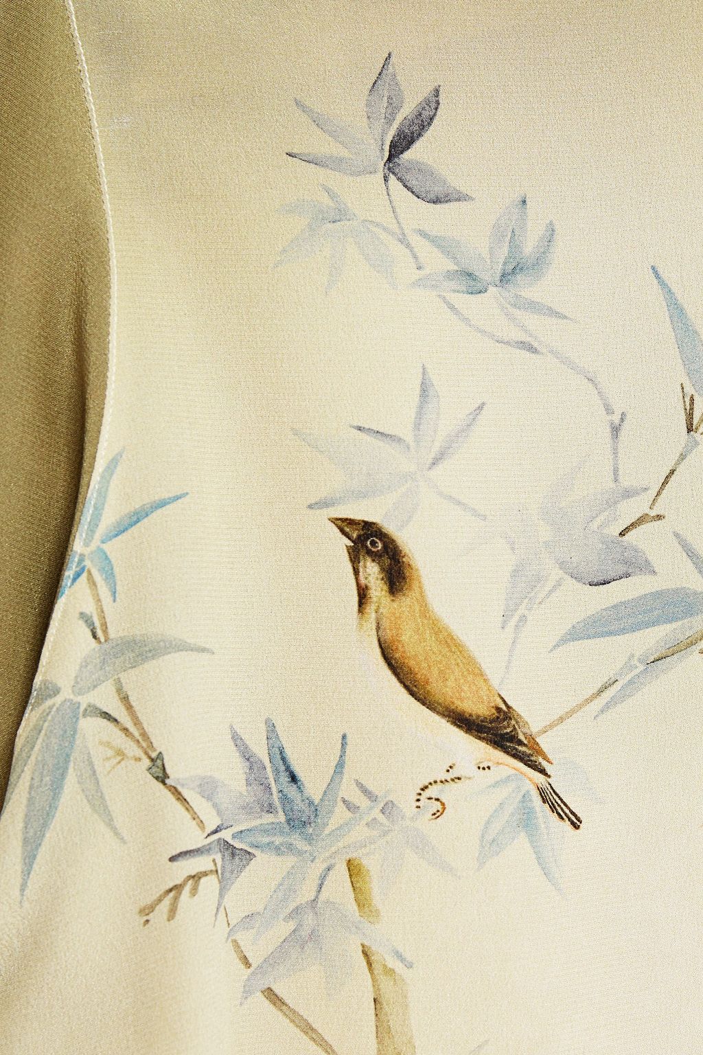 VALENTINO GARAVANI Dégradé printed silk crepe de chine shirt