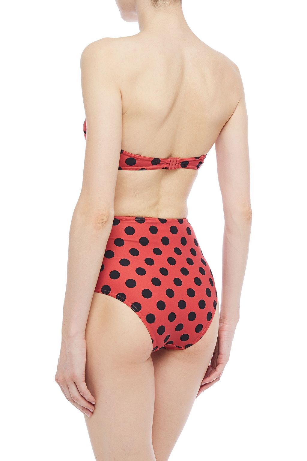 ZIMMERMANN Separates Sculpt polka-dot bandeau bikini top