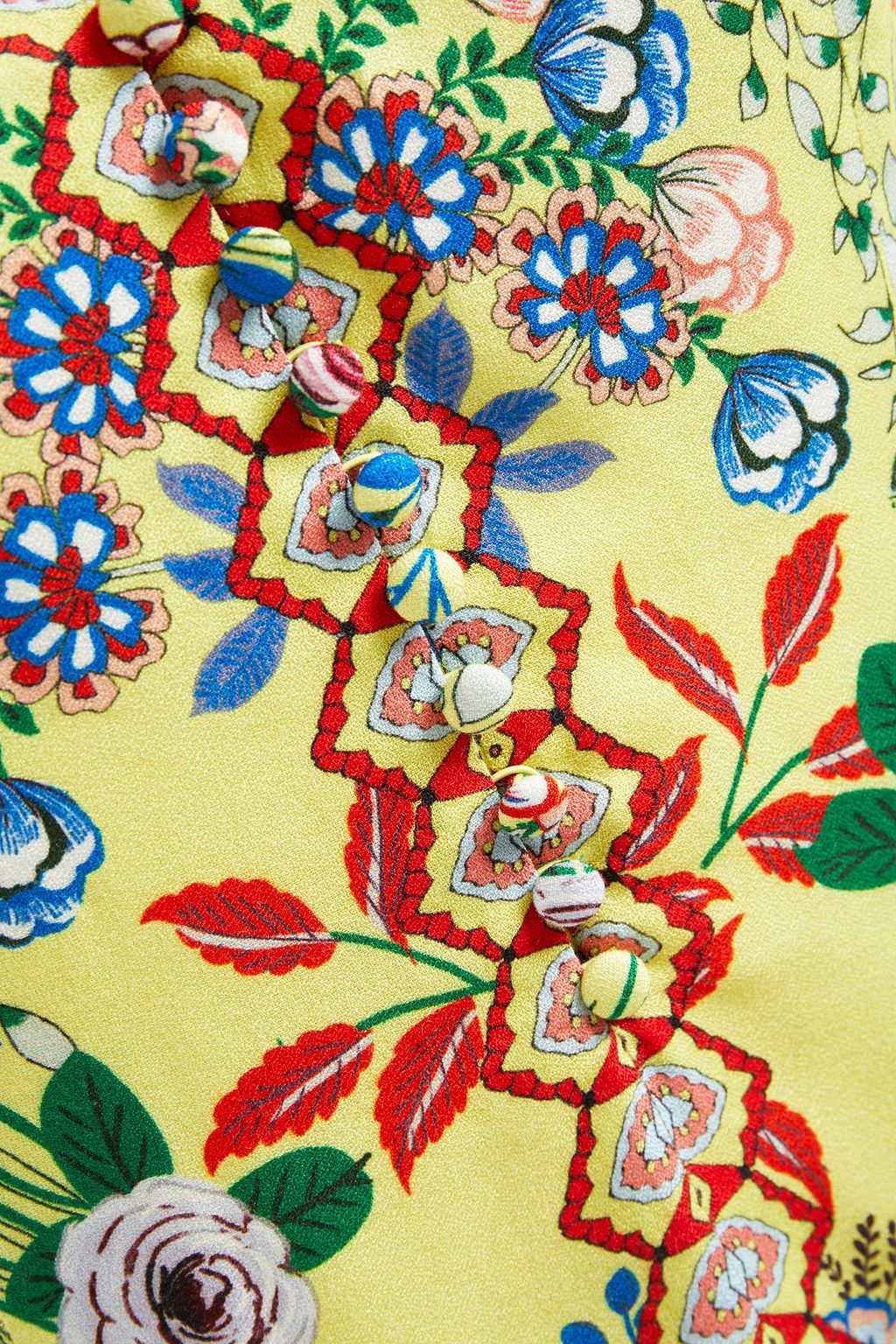 ALICE + OLIVIA Hadley floral-print crepe mini dress