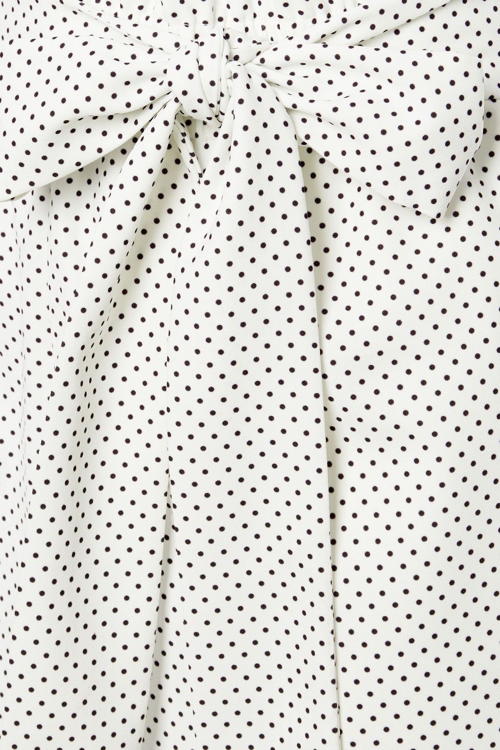 ALICE + OLIVIA Shorts aus Crêpe mit Polka-Dots und Gürtel