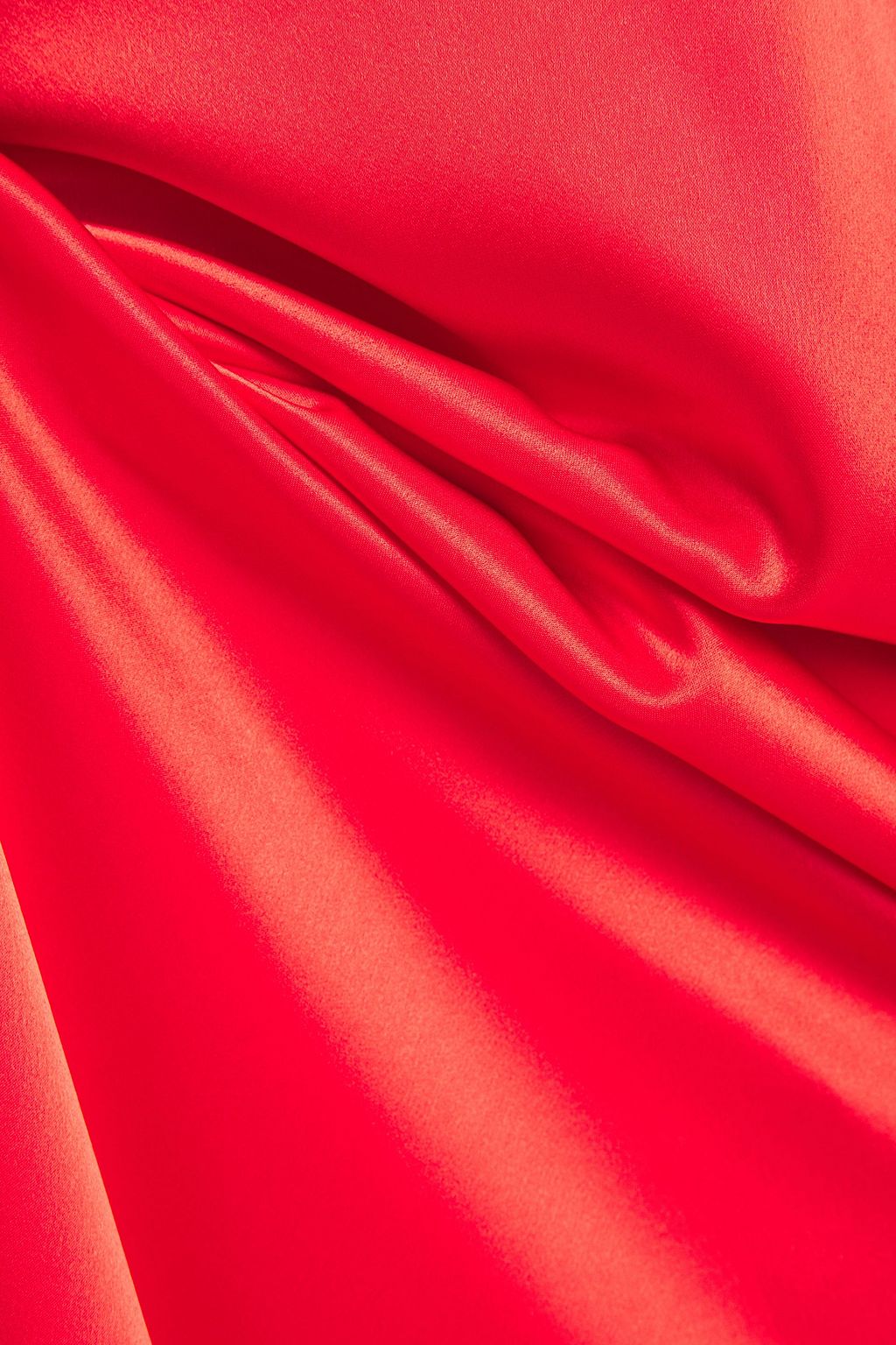 ALICE + OLIVIA Loraine satin-crepe midi slip dress