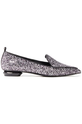 designer black flat shoes