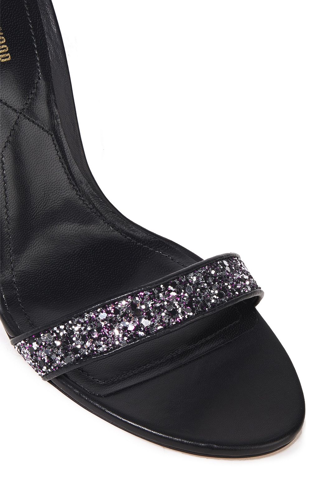NICHOLAS KIRKWOOD Maeva embellished glittered cotton-blend sandals