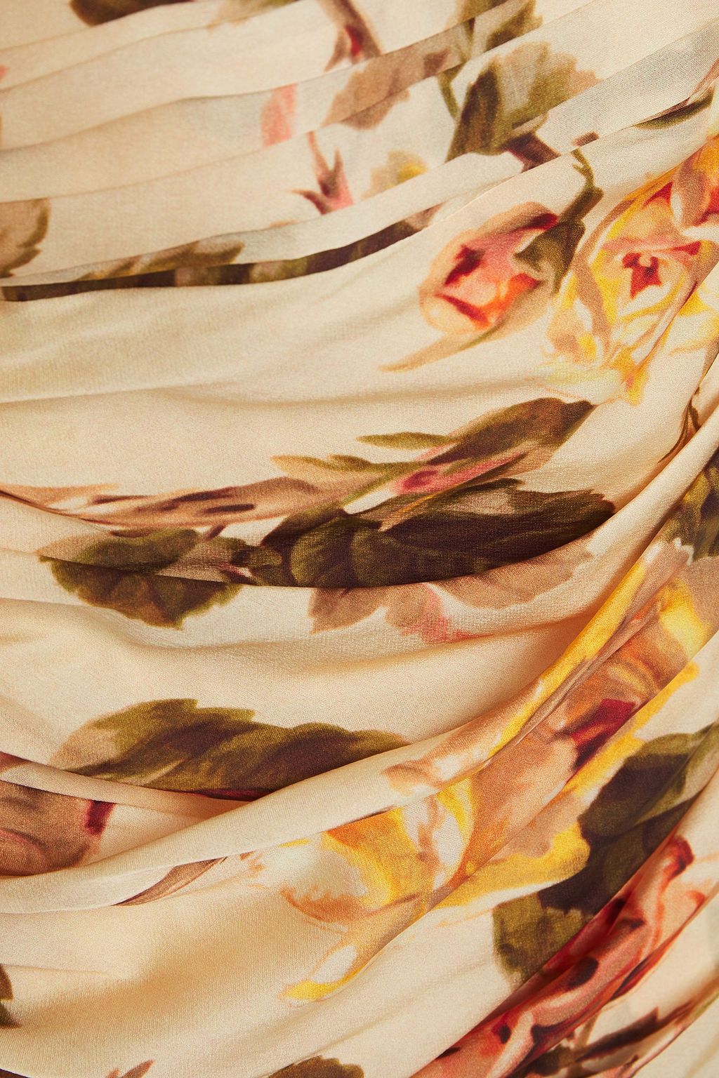ZIMMERMANN Ruffled floral-print silk crepe de chine mini dress