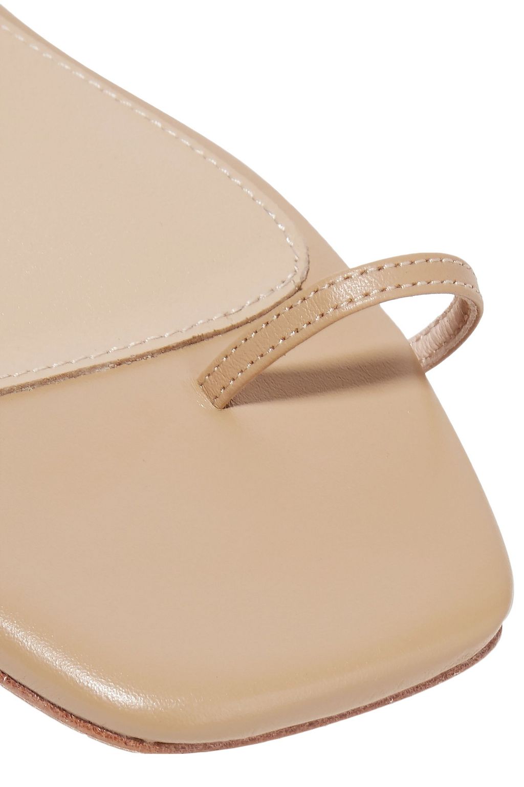 STUDIO AMELIA Leather slingback sandals